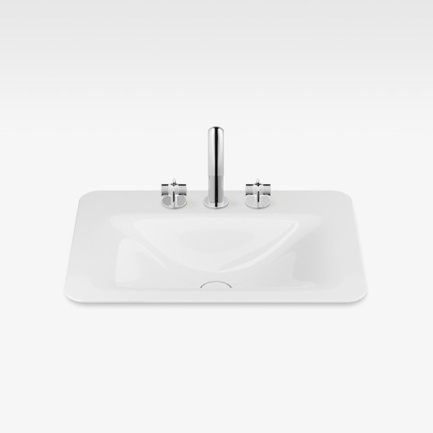 Italian Modern Bathroom Vanity Sink And Faucet, Armani 26" Glossy White