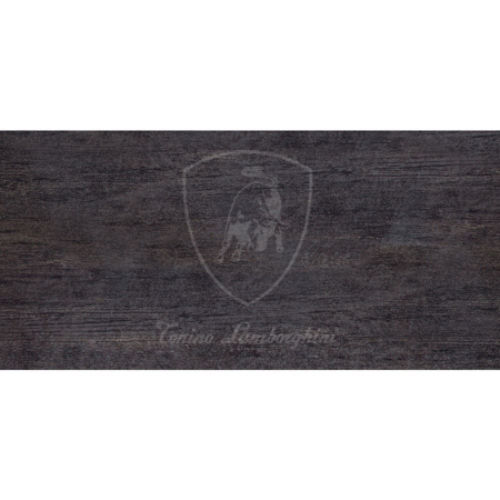 Montecarlo Nero 18" x 36" Décor Logo H Porcelain Tile