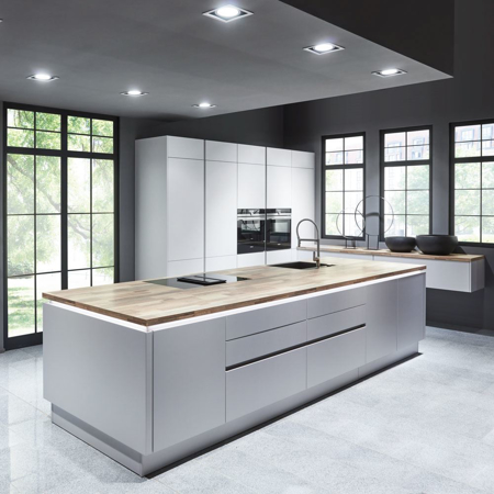Fashion Kitchen, Satin Matt Grey