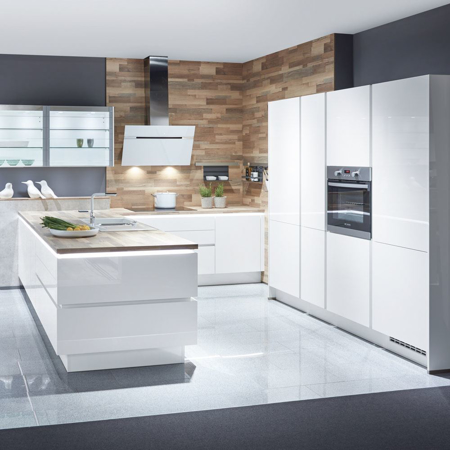 Focus Kitchen, White Ultra High Gloss