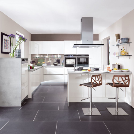 Lux Kitchen, White High Gloss