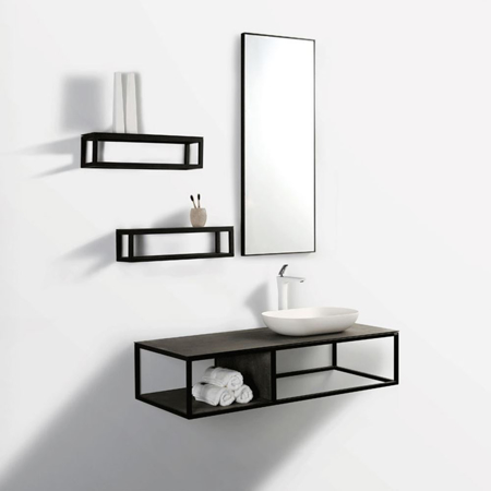 Picasso 48" Contemporary Single Bathroom Wall Mounted Vanity