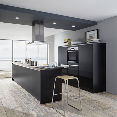 Touch Kitchen, Black Supermatt
