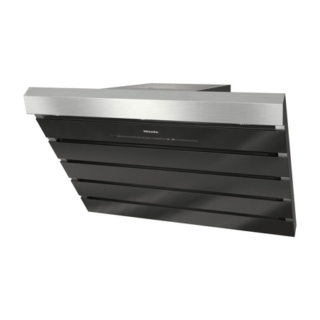 Miele DA6796W Shape Wall Hood, Obsidian Black