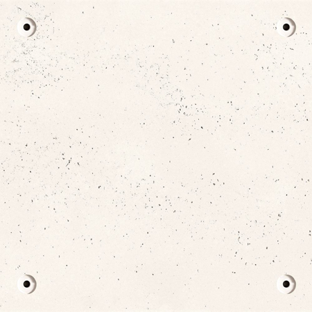 Unglazed 24" x 24" White Porcelain Tile, Unique Be Smart