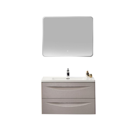 30" Modern Bathroom Vanity Solid Plywood Wall Mounted Cabinet Vera Beige