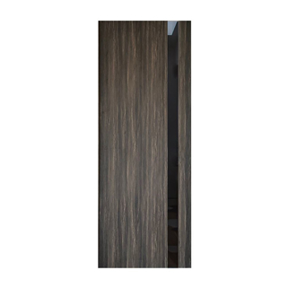 Ash Gray Interior Glass Panel Door, 32" x 96"