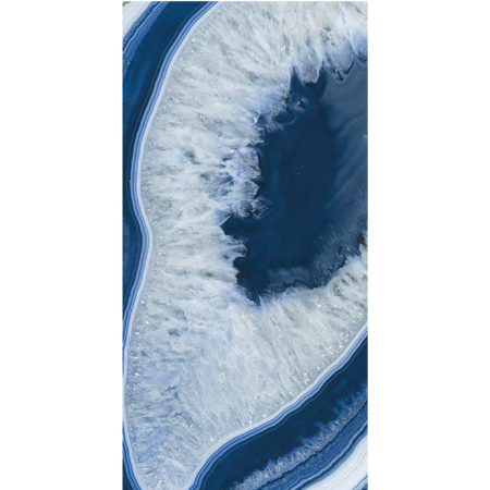 Italian  Agate Blue Slab B, 63" x 126", 6.5mm