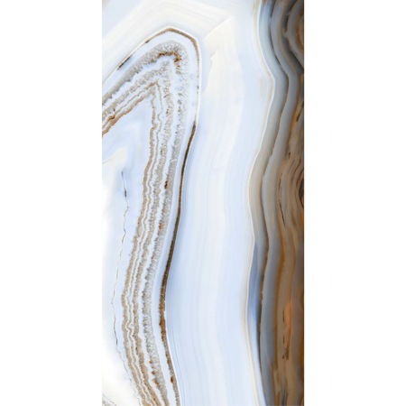 Italian  Agate Blend Slab B, White 63" x 126", 6.5mm