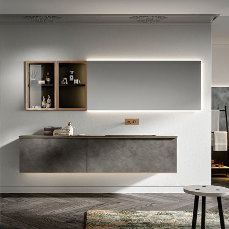 Italian Modern Bathroom Vanity Edoné Rea