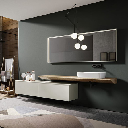 Italian Modern Bathroom Vanity Edoné Chrono