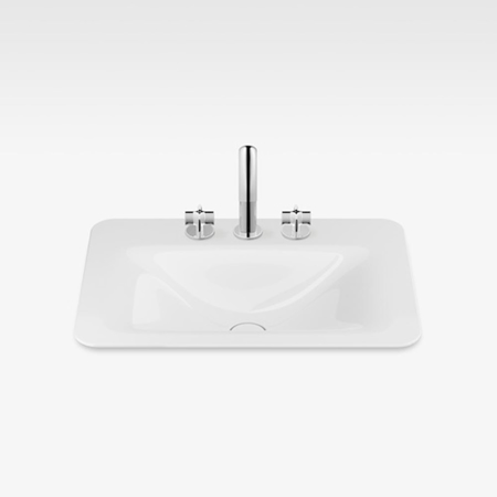 Italian Modern Bathroom Vanity Sink And Faucet, Armani 26" Glossy White