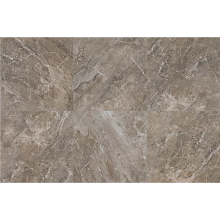 Versace Italian Grigio Polished Porcelain Tile 23" x 46", Marble