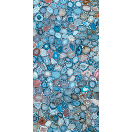 Modern Italian Porcelain Tile, Privilege Cobalto , 48" x 96"