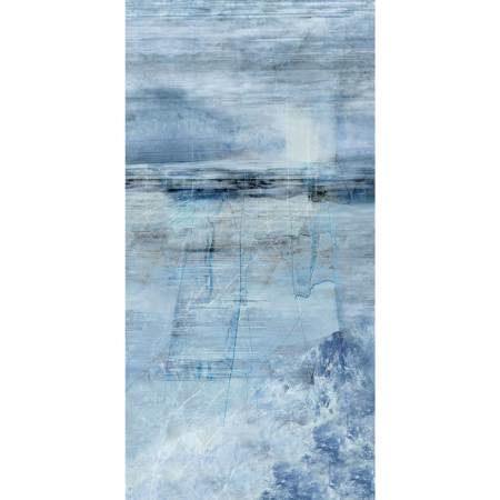 Modern Italian Porcelain Tile, Privilege Ice, 63" x 126"