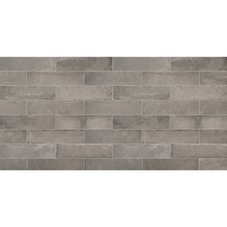 Modern Italian Porcelain Tile, Charme Brick Peppery, 3" x 12"