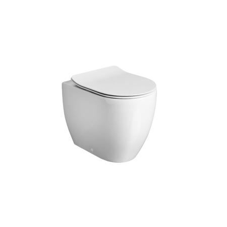 FLOAT GLOSSY WHITE FREESTANDING TOILET, NORIM