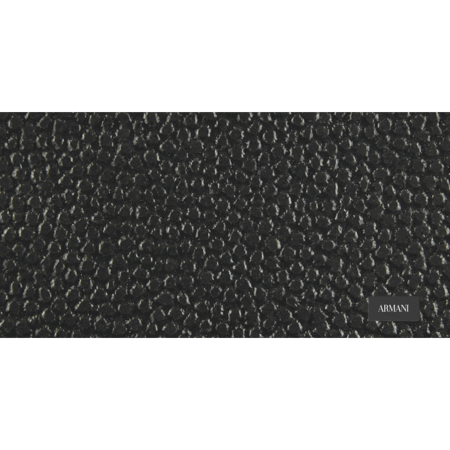 Armani Porcelain Tile - Nero Shagreen Logo 21"X41"