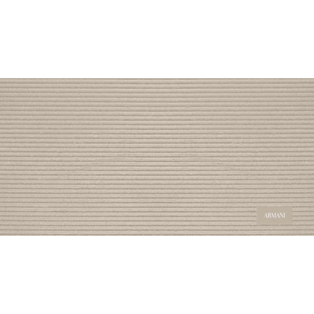 Armani Porcelain Tile - Cannetee Beige Logo 21"X41"