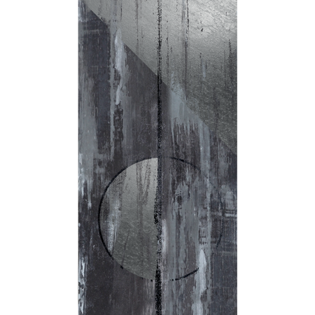 Marina Bay Nero 18"x36"  Decoro Moonlight Porcelain Tile