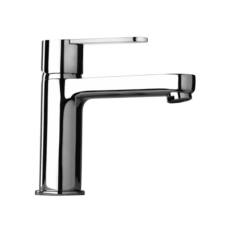 Montreal Chrome Single Lever Basin Mixer with Long Spout and Pop-up Waste
