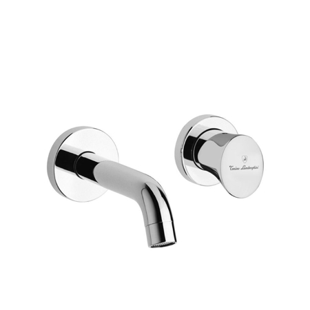 Interlagos Chrome Single Lever Wall Mounted Mixer with Spout
