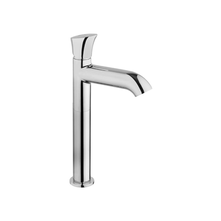 Interlagos Chrome Single Lever High Basin Mixer with Pop-up Waste