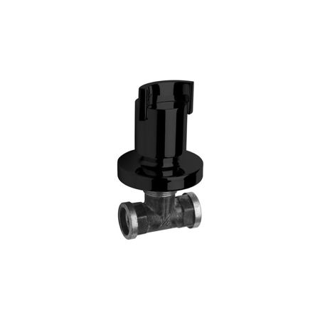 Monza Matt Black 1/2" Stop Valve