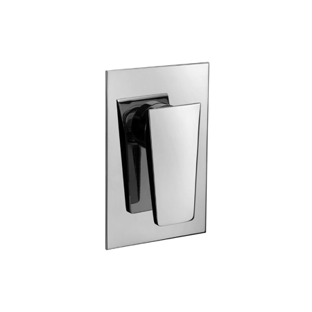 Montecarlo Matt Black Built-in Shower Mixer, 1 Way