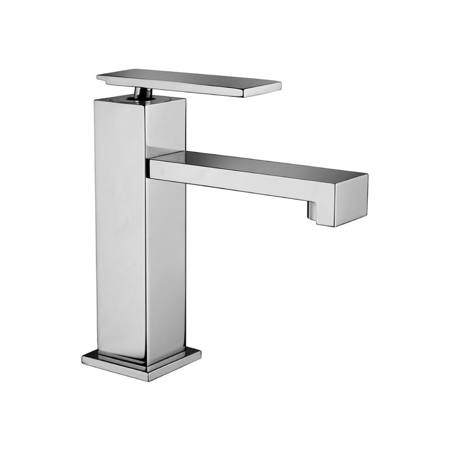 Suzuka Matt Black Single Lever Basin Mixer with Automatic Waste, Flexible Hoses