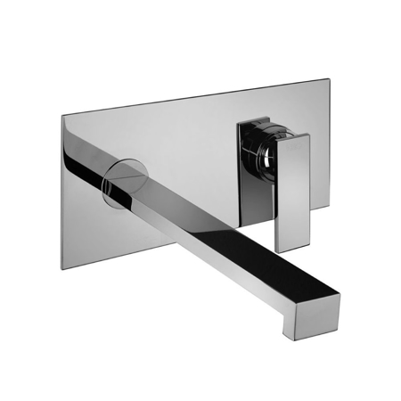 Suzuka Chrome Single Lever Built-in Basin Mixer, Fixed Spout