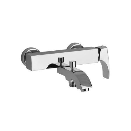 Indy Matt Black Single Lever Bath Mixer
