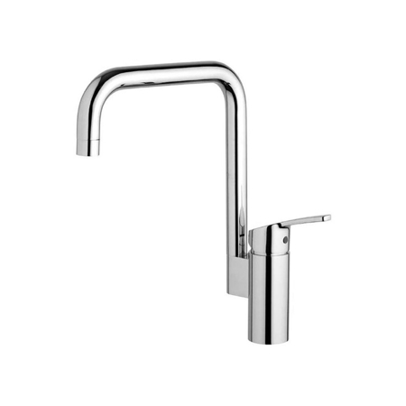 Granpri Chrome Single Lever Kitchen Mixer with Swivel Spout