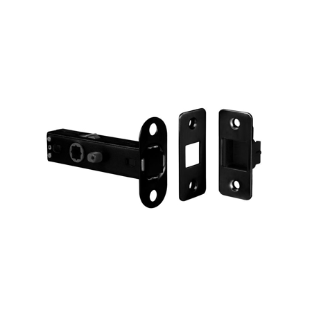 Click Matt Black Magnetic Tubular Latch With Passage Function