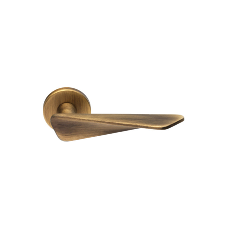 Amara Italian Contemporary Interior Door Handle, Bronze