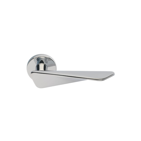 Amara Italian Contemporary Interior Door Handle,  Chrome