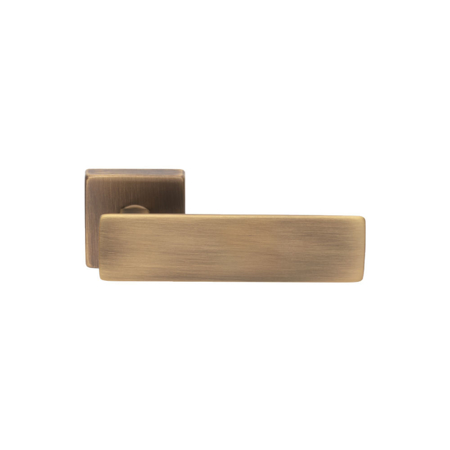Mozza Italian Modern Interior Door Handle, Bronze