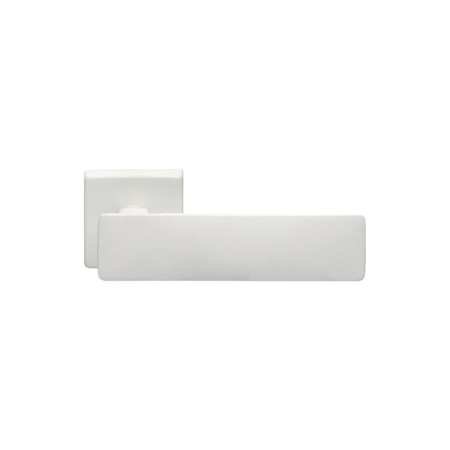 Mozza Italian Modern Interior Door Handle, White