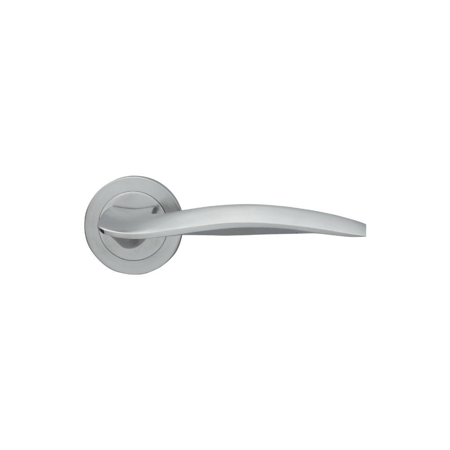 Fiato Italian Luxury Interior Door Handle, Satin Chrome