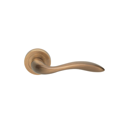 Zeta Italian Interior Door Handle, Bronze