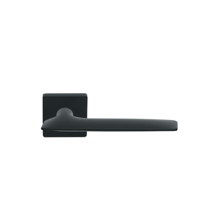 Eterna Italian Contemporary Door Handle, Black