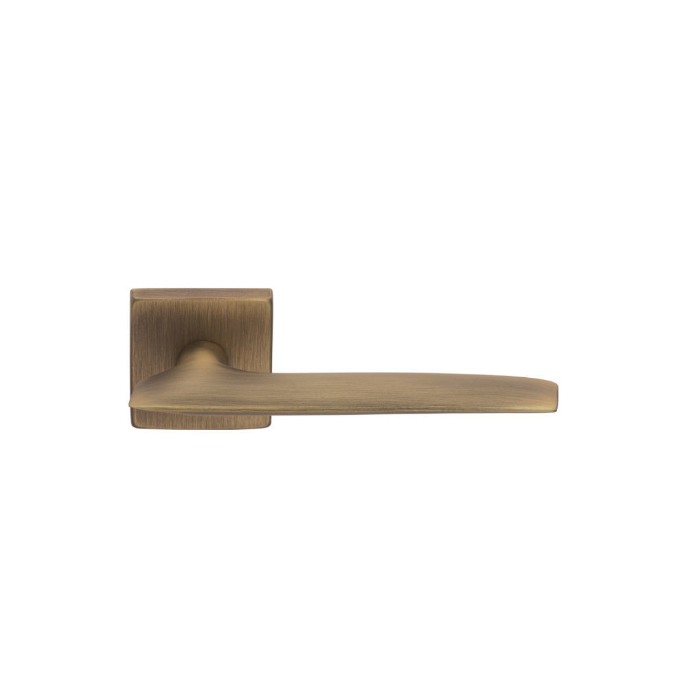 FIXED DOOR HANDLE / SINGLE-SIDED / LINEAR / BRASS