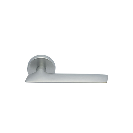 Eterna Due Italian Interior Door Handle, Satin Chrome