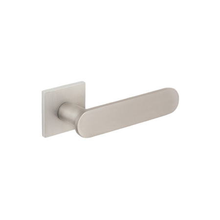 Evora Contemporary Interior Door Handle, Nickel