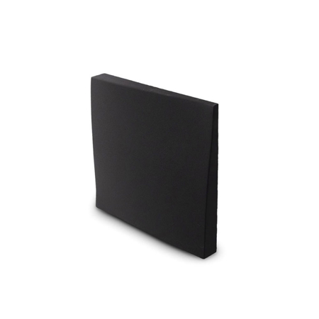 Wave Black 8" x 8" Concrete Tile