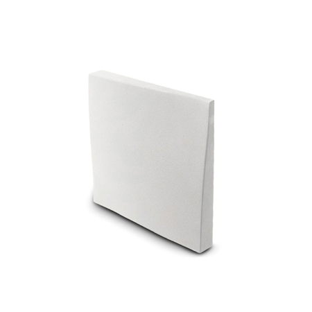 Wave White 8" x 8" Concrete Tile