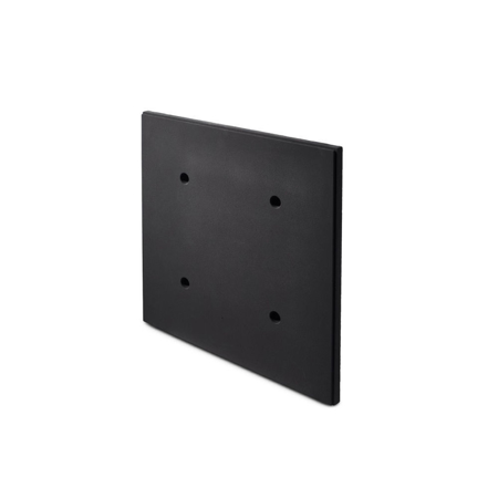 Hando Black 16" x 16" Concrete Tile