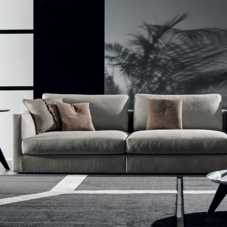 Academia Low 2 Seater Sofa, 38" Seats