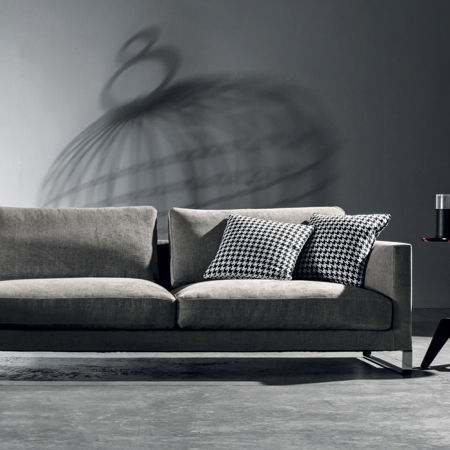 Accademia High 2 Seater Sofa, 38" Seats