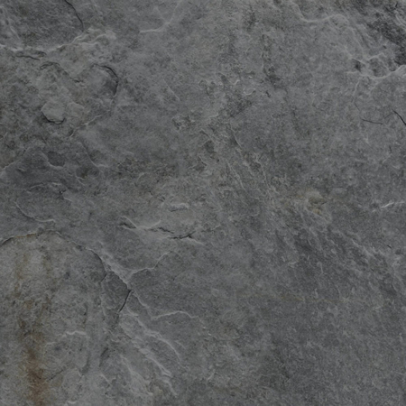 Rocks Silver Black 12" x 48" 3/8" Natural Porcelain Tile